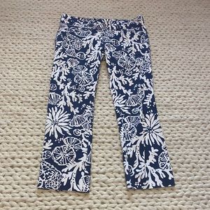 Blue and white Lilly Pulitzer pants
